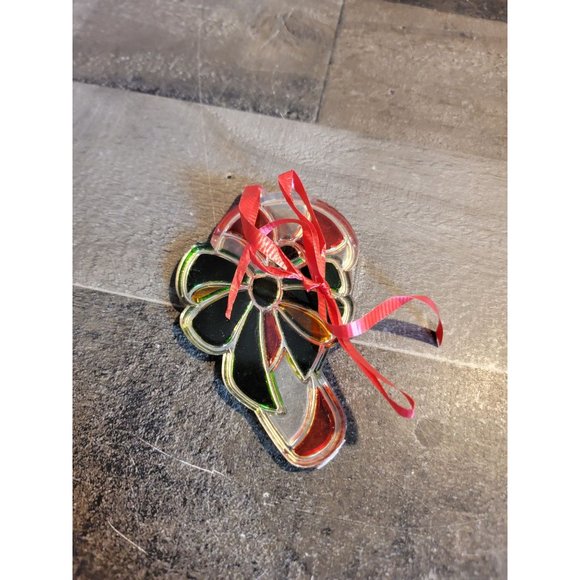 Stained Acrylic Candy Cane xmas ornament - Picture 3 of 3